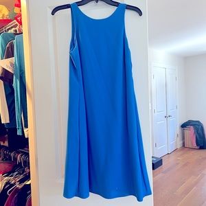 Cute blue bright cocktail dress